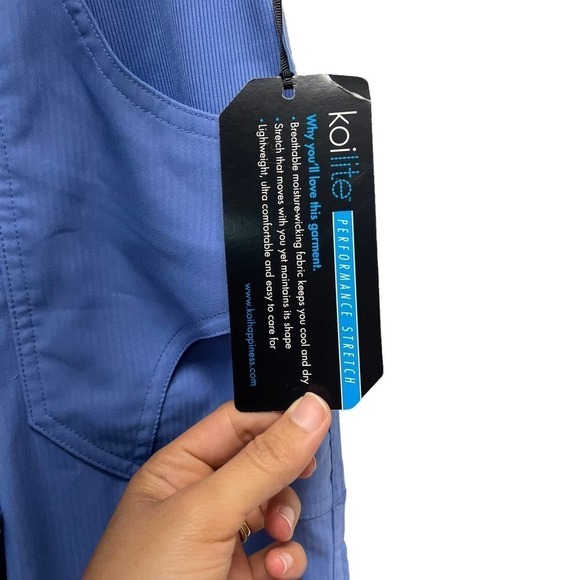 Koilite‎ Scrub Pants Endurance Blue True Ceil 603-R Size Small - Picture 4 of 11